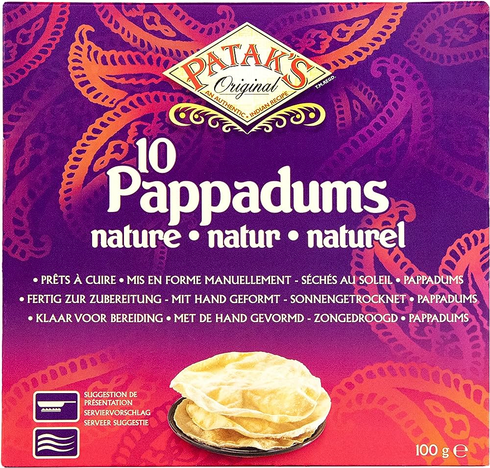 Paine traditionala indiana Patak's Pappadum 100 g