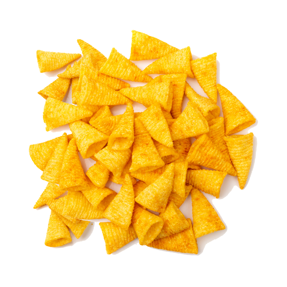 Snack din porumb tip con – chipsuri crocante cu aroma de paprica